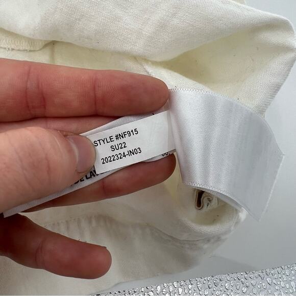 Madewell Cream White Puff Sleeve Mini Dress Linen and Cotton Blend Summer - Picture 7 of 8